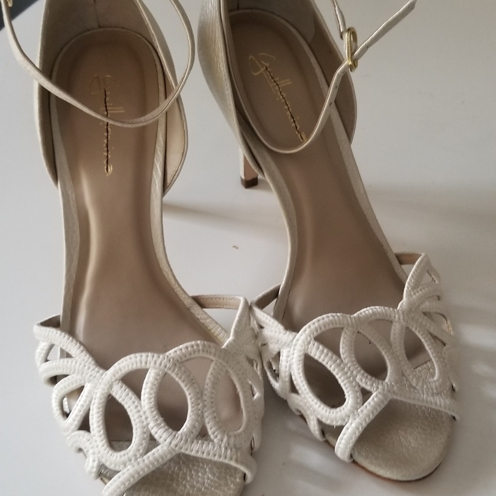 ANTHROPOLOGIE X BHLDN Guilhermina Elin Heels - Picture 2 of 8